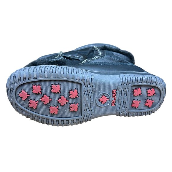 Pajar Gayanna Black Faux Fur Lined Winter Snow Boots Black Size EU 39 US 8.5 - Picture 5 of 8